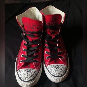 Sean Pablo Converse size 7.5 Red